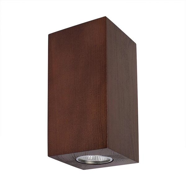 Kinkiet Wooddream 2xGU10 Max.6W Drewno bukowe, orzech 2071276