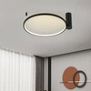 Lampa sufitowa RING S, czarna, 35W LED, barwa ciepła 3000K