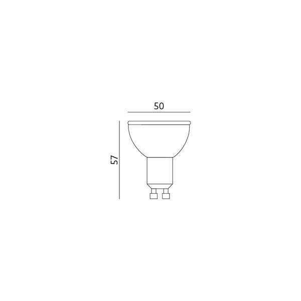 Żarówka LED GU10 10W zimna 6000K PREMIUM