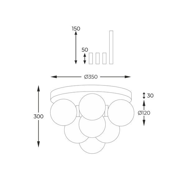 5646 ALI LAMPA SUFITOWA