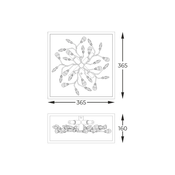 C0578-04A-B5V7 SPRING LAMPA SUFITOWA ZŁOTA/GOLD