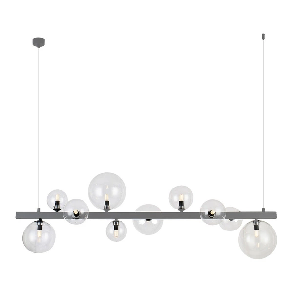 BUBBLES GLASS SHADE SET 10 CLEAR