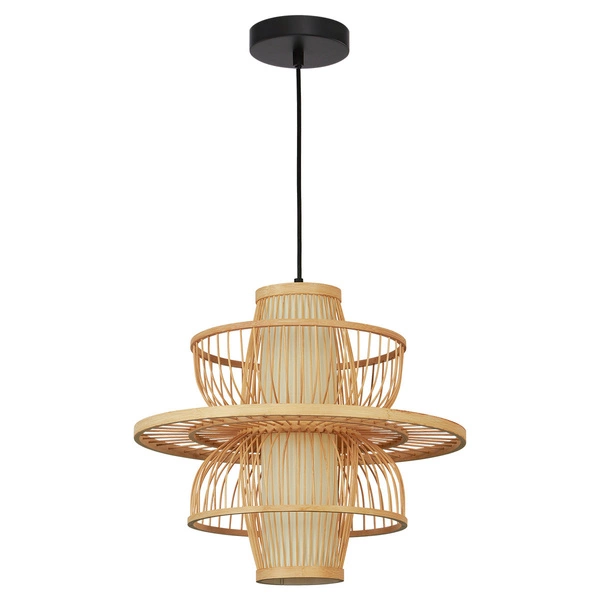 Ratanowa lampa wisząca Astra naturalna 1xE27