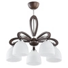 Lampa sufitowa ALFA GRACJA DREWNIANA 5xE27 48cm | 20895