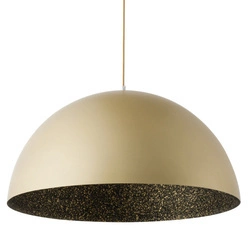 Lampa wisząca do salonu SFERA śr. 90cm E27 60W | złoty czarny