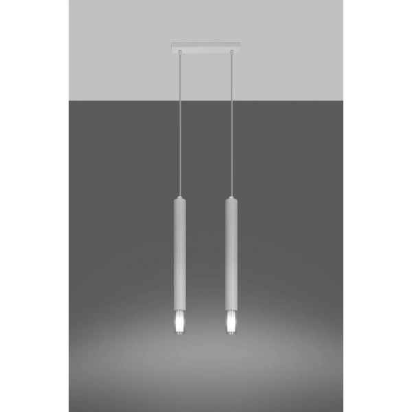 Lampa wisząca WEZYR 2 SL.0958 biała 2xG9