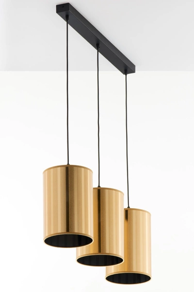 Klasyczna Lampa wisząca CORTINA wys. 100cm 3xE27 15W IP20 | złoty