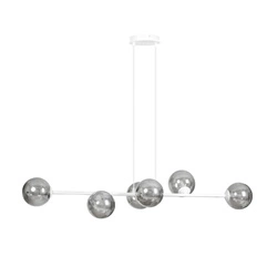 Lampa wisząca Emibig ROSSI 6 WH GRAFIT 878/6