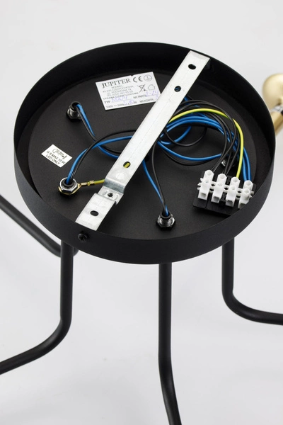 Nowoczesna Lampa sufitowa BURANO wys. 31cm 5xG9 14W IP20 | Złoty