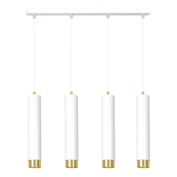 Lampa wisząca Emibig KIBO 4 WH/GOLD 642/4