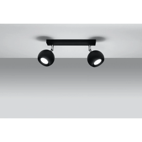 Nowoczesna lampa sufitowa OCULARE 2 SL.0444 Czarna 2xGU10