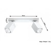 Designerska lampa sufitowa MERIDA 2 SL.0096 Biała 2xGU10