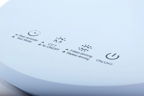 Lampka biurkowa K-BL1521 NIEBIESKI z serii MILO