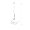 Lampa wisząca loft GARRET S 6443