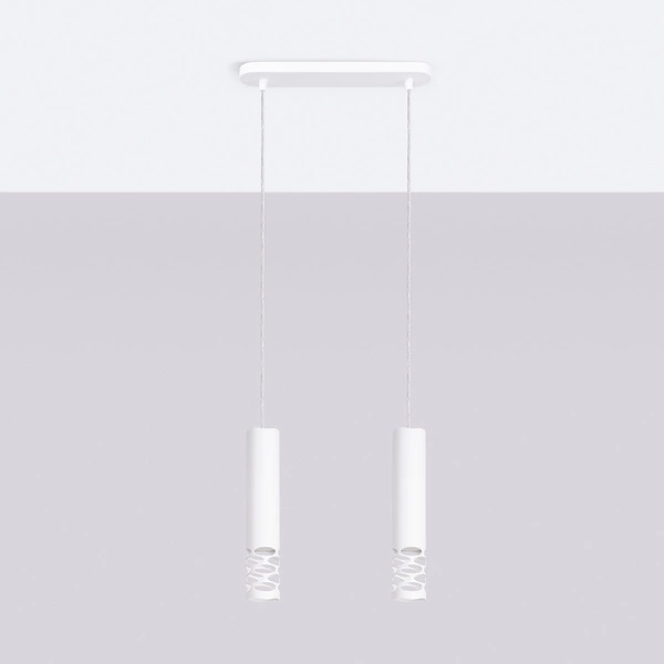 Lampa wisząca LIRO 2 biały