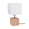 Trongo Square Lampa Stołowa 1xE27 Max.25W Dąb Olejowany/Antracyt/Biały 7191174