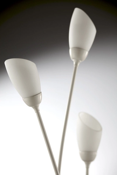 Klasyczna Lampa podłogowa GLORIOSA wys. 160cm 9xG9 14W IP20 | piaskowo-szary