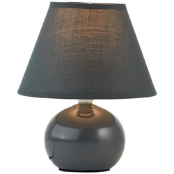 Lampa stojąca Brilliant Primo 1x40W E14 Szary Ciemny Tekstylia/Ceramika