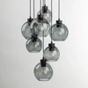 CUBUS GRAPHITE LAMPA WISZĄCA 7 KOŁO 10207
