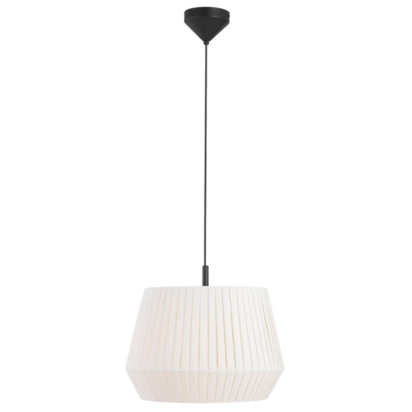 Lampa wisząca DICTE E27 60W Tekstylia | Biały