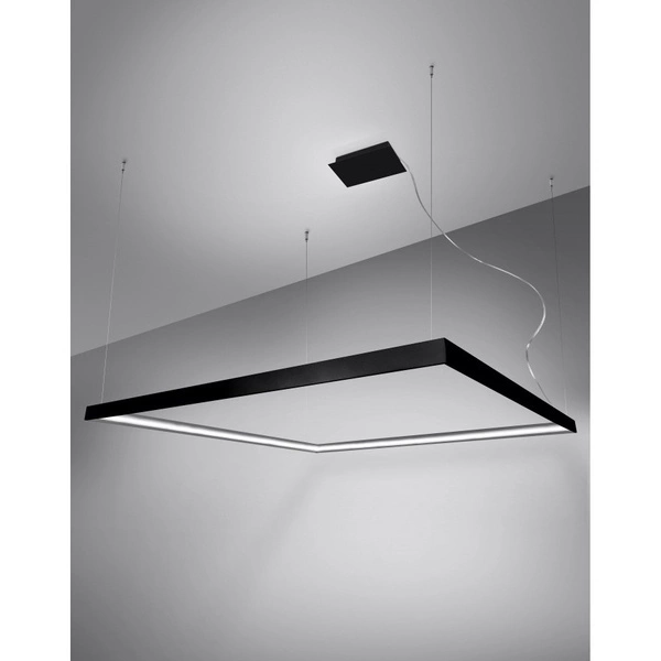 Lampa wisząca NELYA L, czarna, 70W LED, barwa neutralna 4000K, TH.157