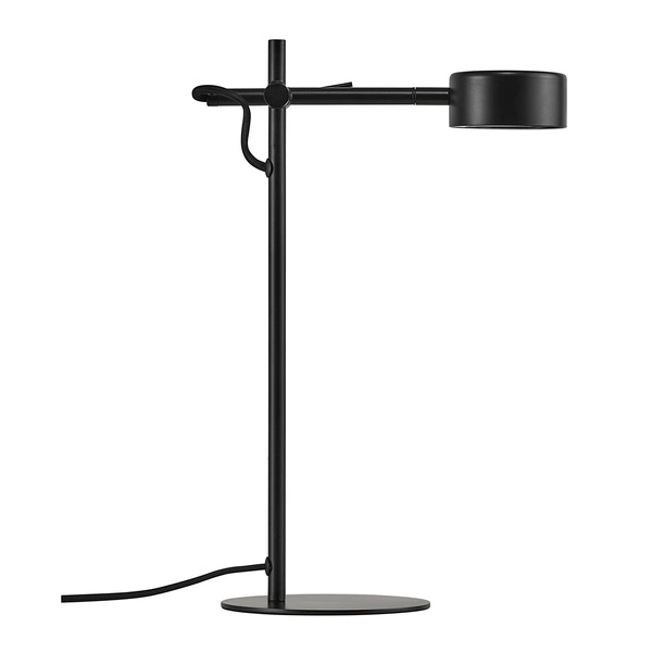 Lampa stołowa CLYDE LED 2700K Biała ciepła Metal | Czarny