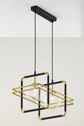 Nowoczesna Lampa wisząca FIORI wys. 115cm 2xG9 14W IP20 | Złoty