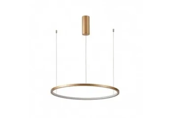 Lampa wisząca Italux Vinola 60cm 38W LED barwa zmienna | złoty