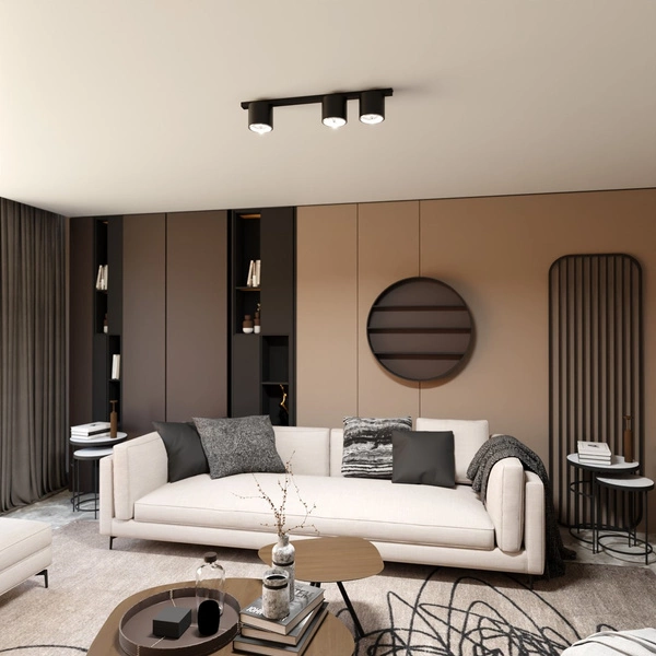 Lampa sufitowa Emibig NANO 3 Czarny 1310/3