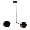 Lampa wisząca Emibig MOTIF 2 Czarny/GOLD 1325/2