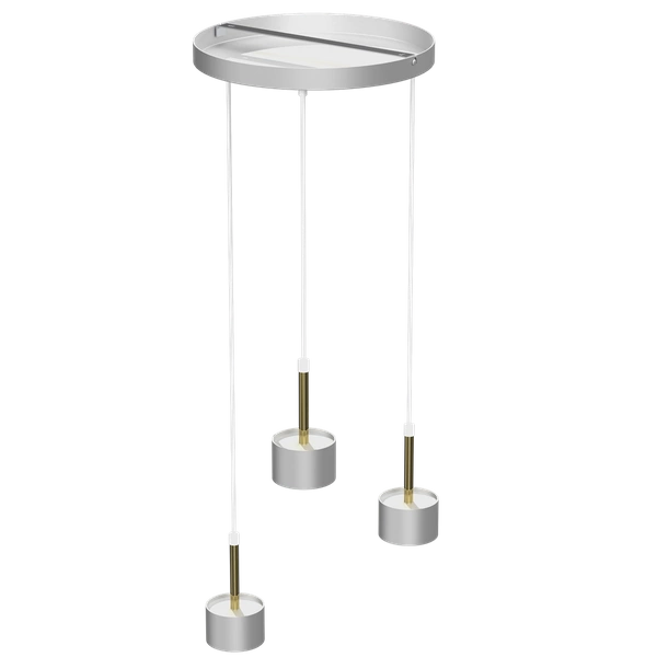 Lampa wisząca ARENA, MLP7756, biały/złoty, 3x11W GX53