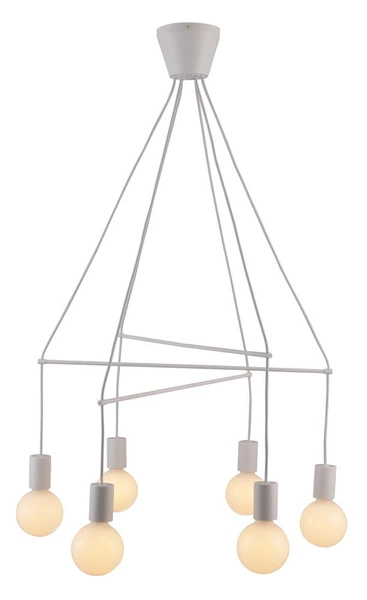 Lampa wisząca ALTO 36-70920 biała matowa 6x40W E27