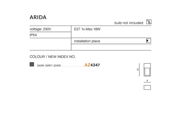 Azzardo ARIDA DGR 4347