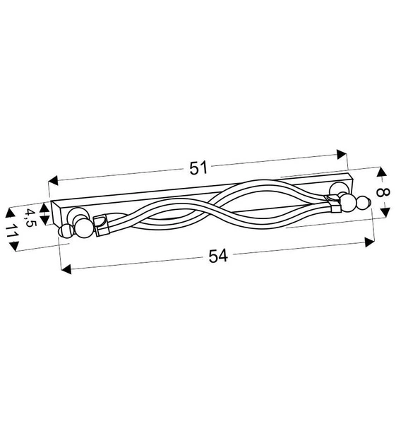 Lampa ESSE KINKIET 12W LED 4000K BIAŁY