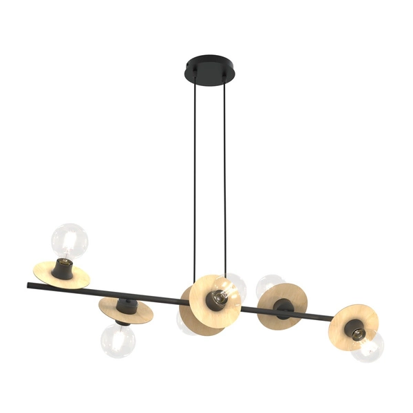Lampa wisząca Emibig TOKEN 6 BL WOOD 1429/6
