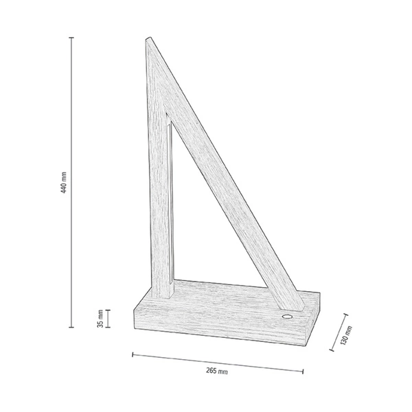 Lampa Stołowa Segel 2xLED 24V Zintegrowana 770lm 3000K 8,5W Białe Drewno Bukowe/Czarny Kabel Tkaninowy z Dotykowym Ściemniaczem 7213902
