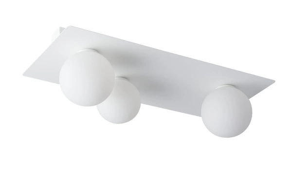 Nowoczesny plafon do biura i domu ARGON G9 12W szer. 62cm | biały