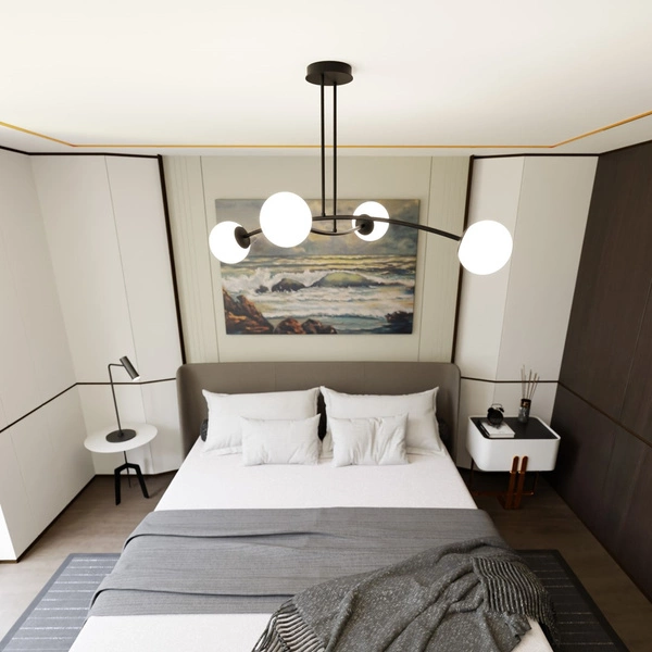 Lampa sufitowa Emibig HALLDOR 4 Czarny 1024/4