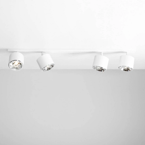 Aldex Lampa sufitowa BOT 2x2, 1046PL_L1, biała, 4x35W GU10