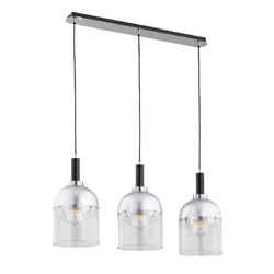Lampa wisząca ALFA VENTO SREBRNA 3xE27 18cm | 62193