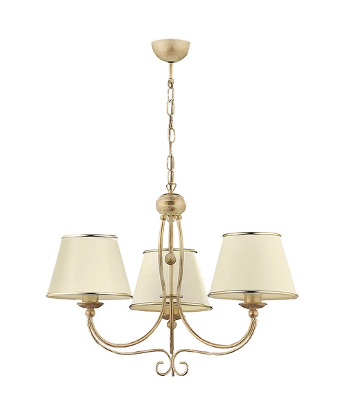 Klasyczny Żyrandol LAURA wys. 63cm 3xE27 15W IP20 | Ecrie
