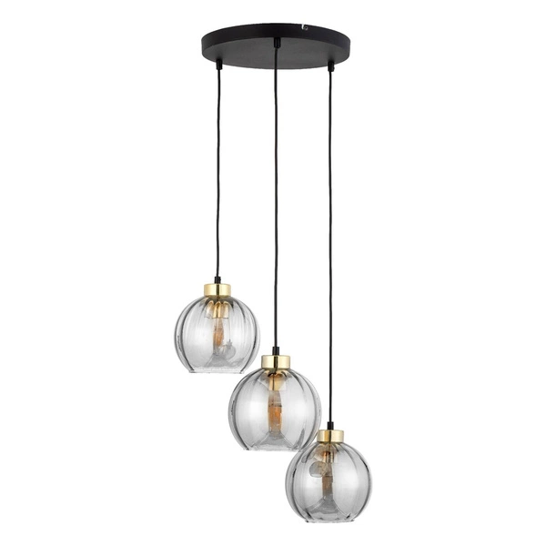 DEVI TRANSPARENT LAMPA WISZĄCA 3 PŁ KOŁO 4579