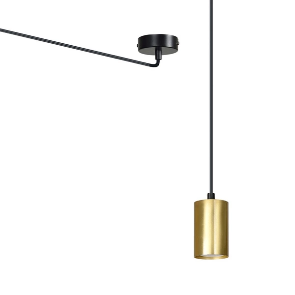 Lampa wisząca Emibig TRAKER 1 BL/GOLD 526/1