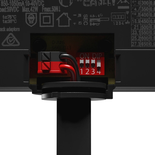 ANDROMEDA 15-27W NW 230V 36, 60st. IP20 Ra90 74x170x170 CZARNY 5 lat gwarancji z regulacją mocy