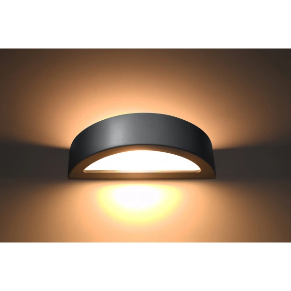 Kinkiet ceramiczny ATENA SL.0873 szary 1xE27