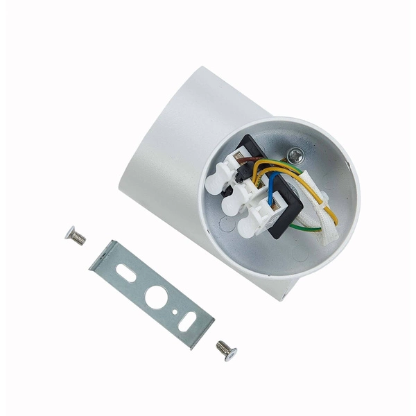 Lamp ścienna/sufitowa SNOW, biała, 1x50W GU10