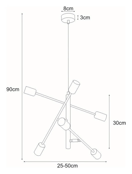 Lampa wisząca K-4751 z serii CAMARA