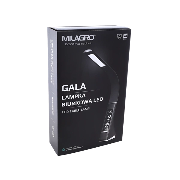 LAMPKA BIURKOWA GALA 6W LED CZARNA ML140