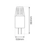 Żarówka LED 2,3W G4 12V 3000K Silikon