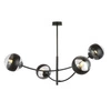 Lampa sufitowa Emibig HUNTER 4 Czarny/STRIPE 1101/4